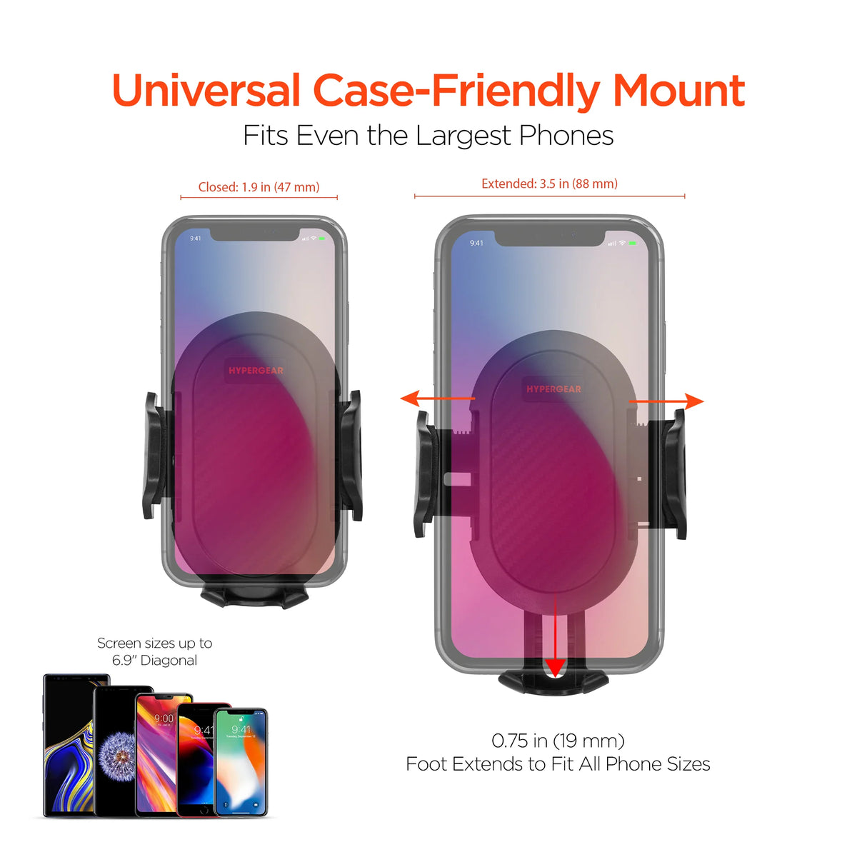 Hypergear 3-In-1 Phone Mount Kit