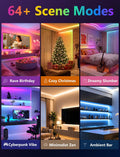 Plugwell 130FT Smart IC RGB LED Strip Lights