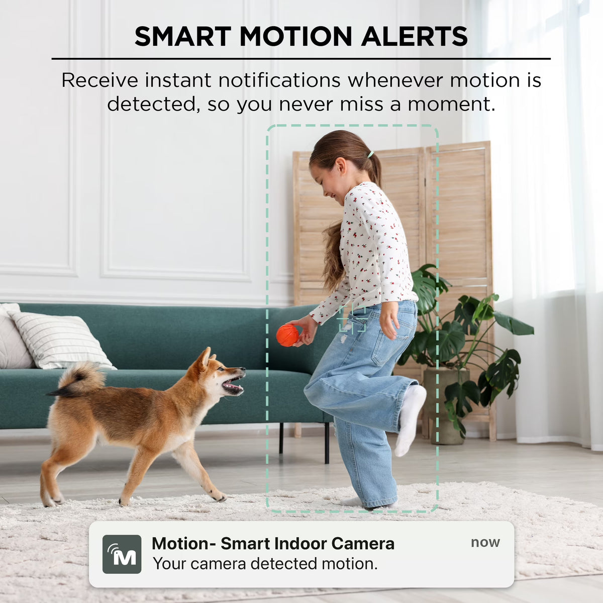 2K Indoor Security Camera, Wi-Fi Home Monitoring Camera (1 Pack)