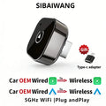Plugwell 2-in-1 Wireless CarPlay & Android Auto Adapter