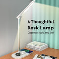 Plugwell 3-in-1 Wireless Charging LED Desk Lamp