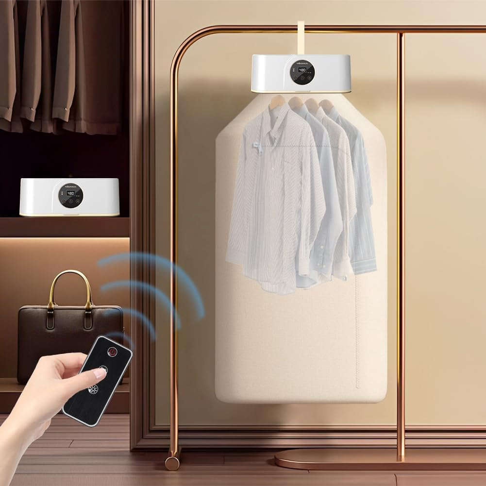 Portable Clothes Dryer, Compact Mini Laundry Dryer Adjustable Timer