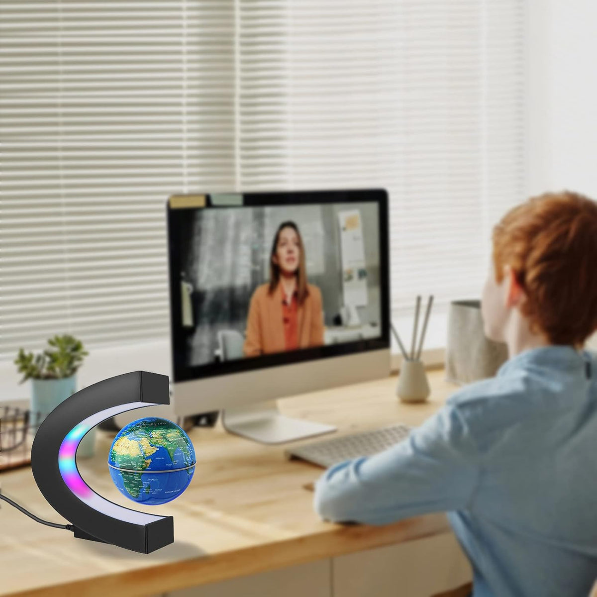 Novelty Gifts for Boys, Girls, Magnetic Levitation Floating Globe