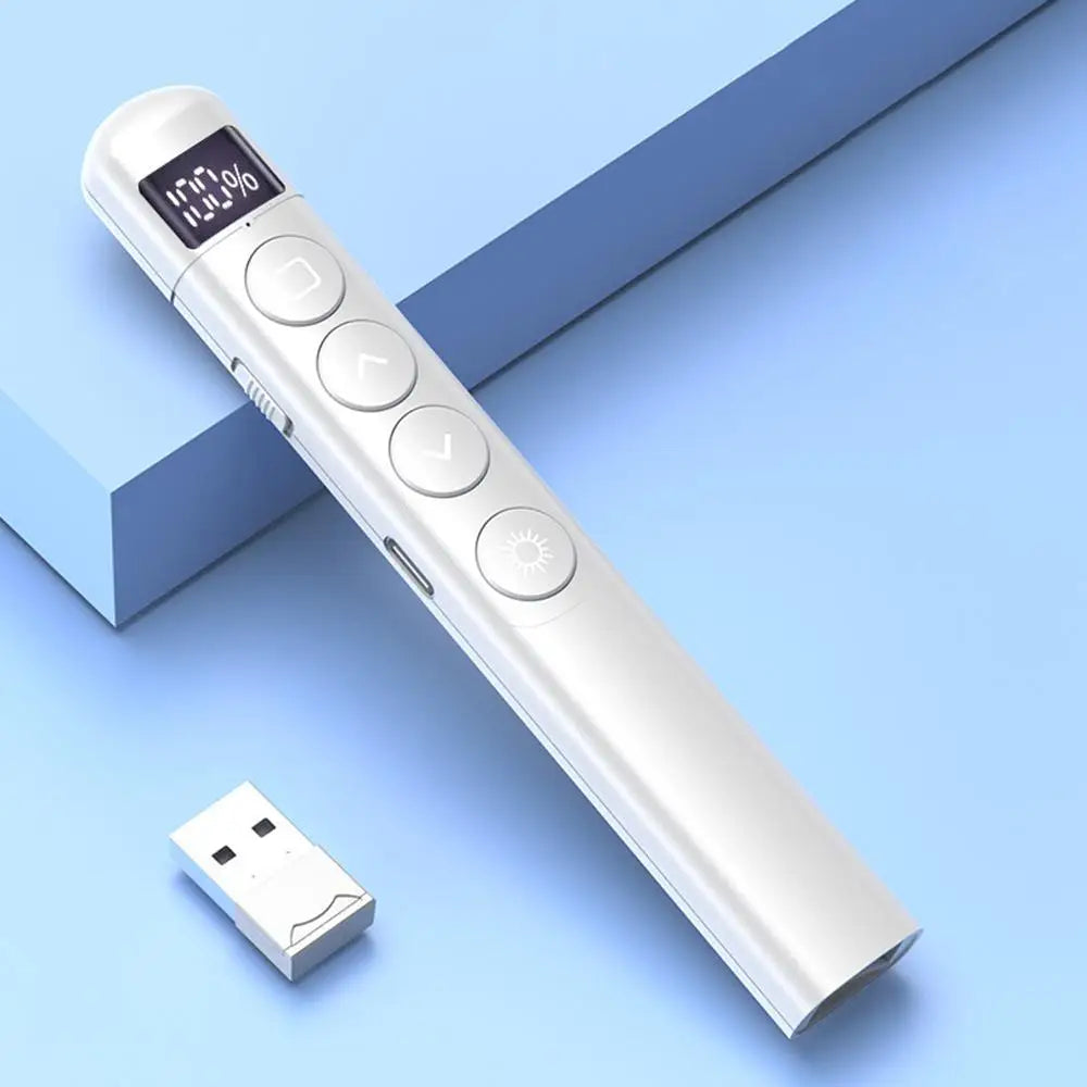Plugwell™ Wireless Presentation Clicker & USB Laser Pointer PPT Presenter Pen
