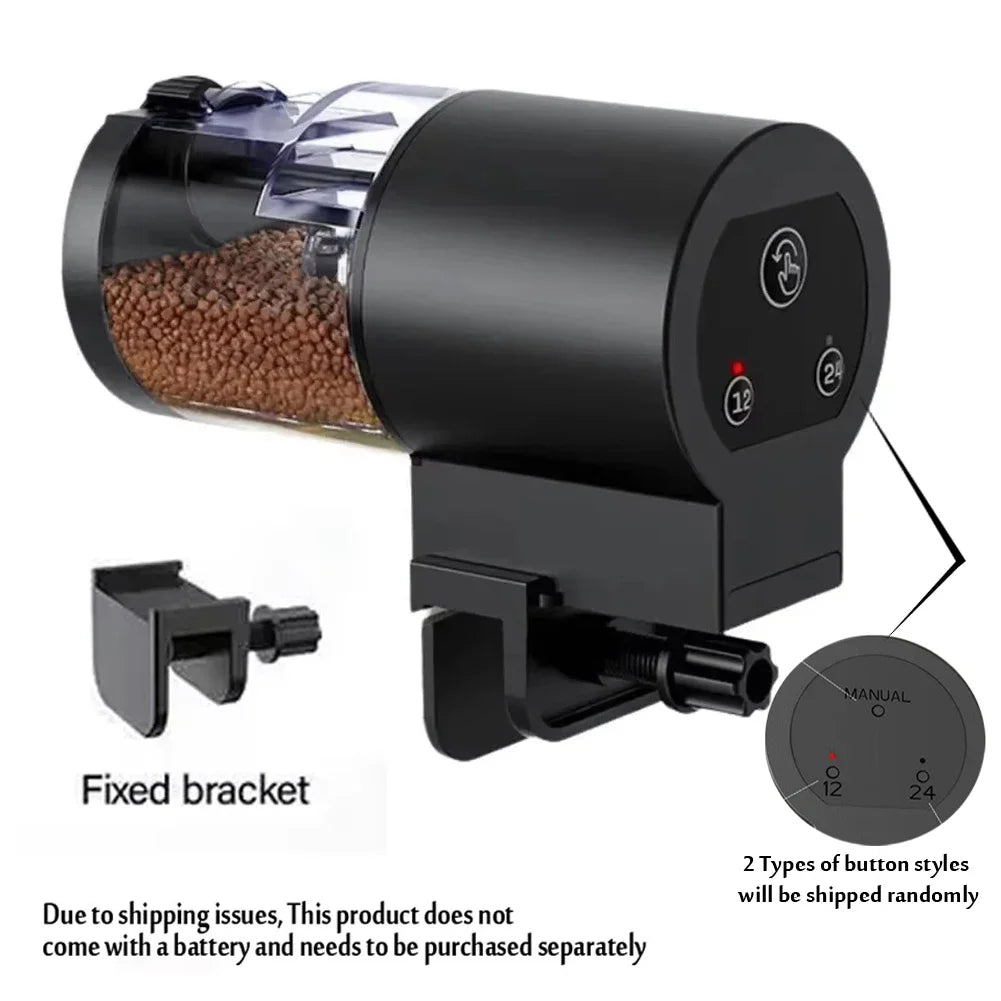 Plugwell™ Automatic Fish Feeder | IP66 Waterproof Timer & Food Dispenser for Fish Tanks & Turtles