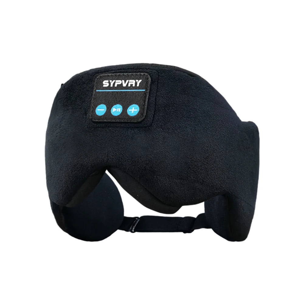 Mascherina per dormire morbida Bluetooth Plugwell™ con altoparlanti e microfono integrati