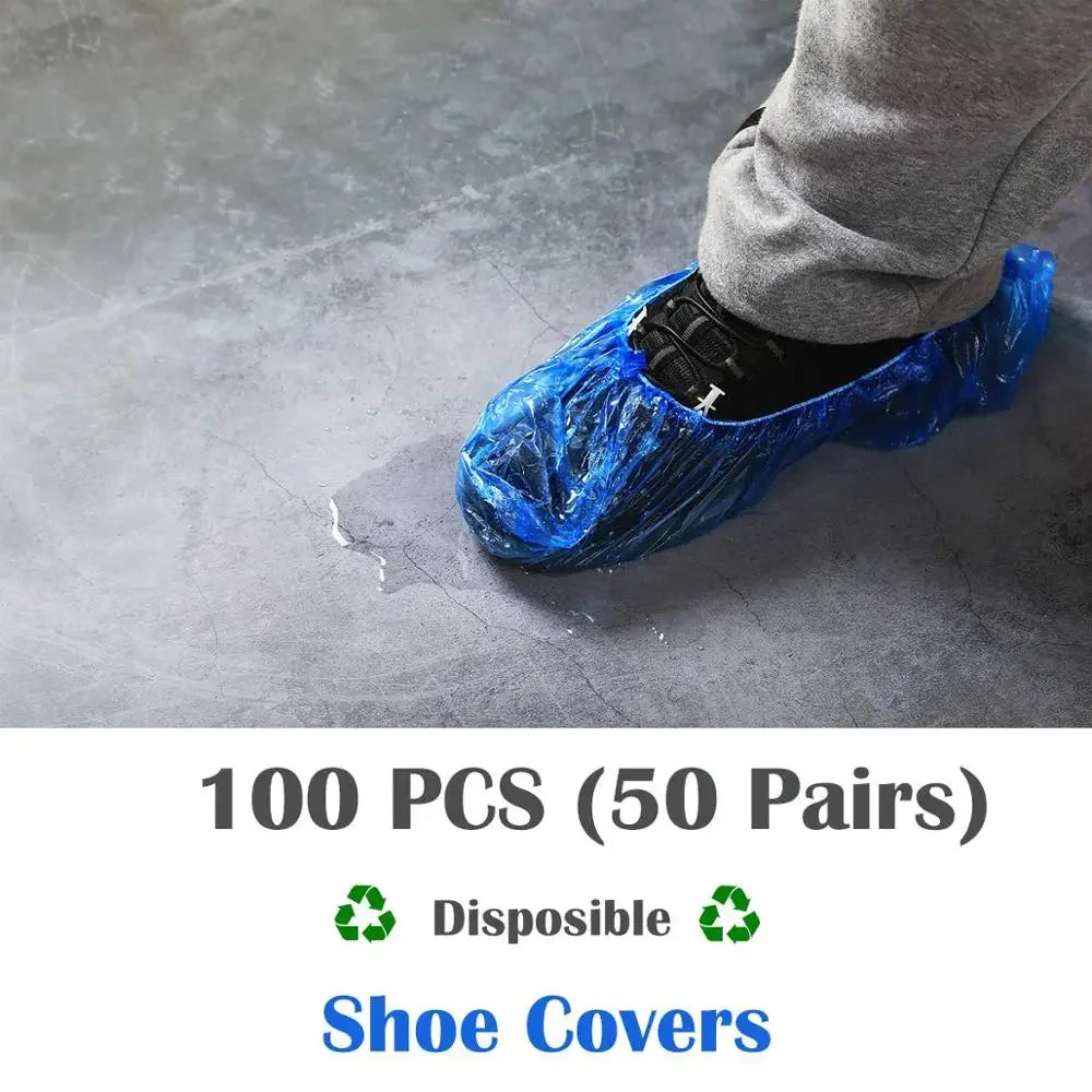 Plugwell™ Automatic Hands-Free Shoe Cover Dispenser & 100-Piece Set