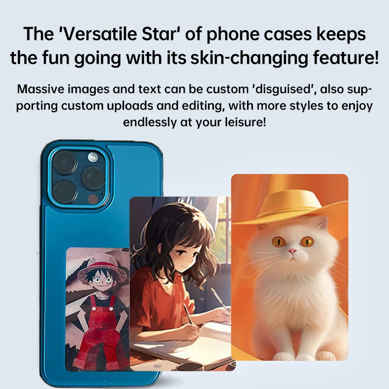 Plugwell™ NFC搭載E-Inkスクリーン iPhoneケース | iPhone用ワイヤレス画像転送スマートカバー