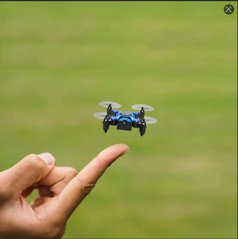 Mini-Klappdrohne, ferngesteuertes Fluggerät, Quadcopter für Luftaufnahmen, Spielzeug, klein, stoßfester Hubschrauber