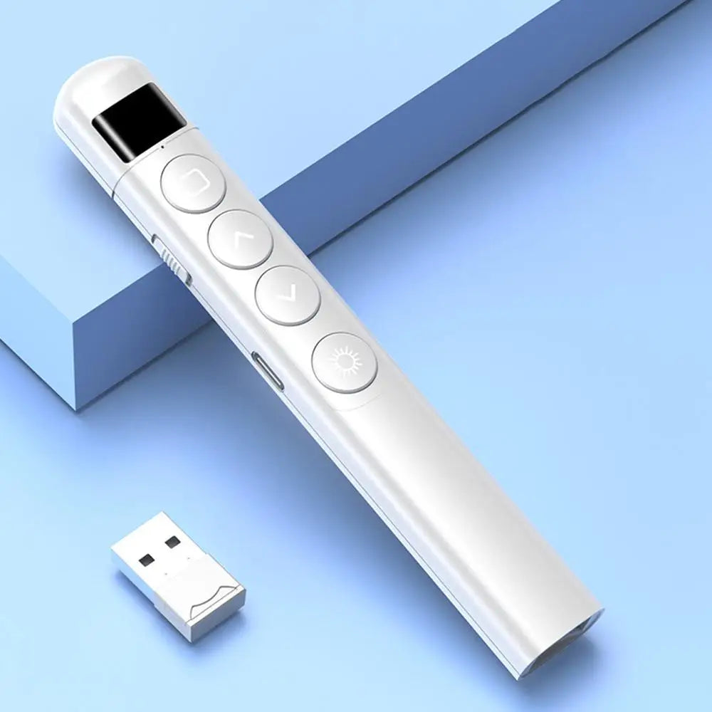 Plugwell™ Wireless Presentation Clicker & USB Laser Pointer PPT Presenter Pen
