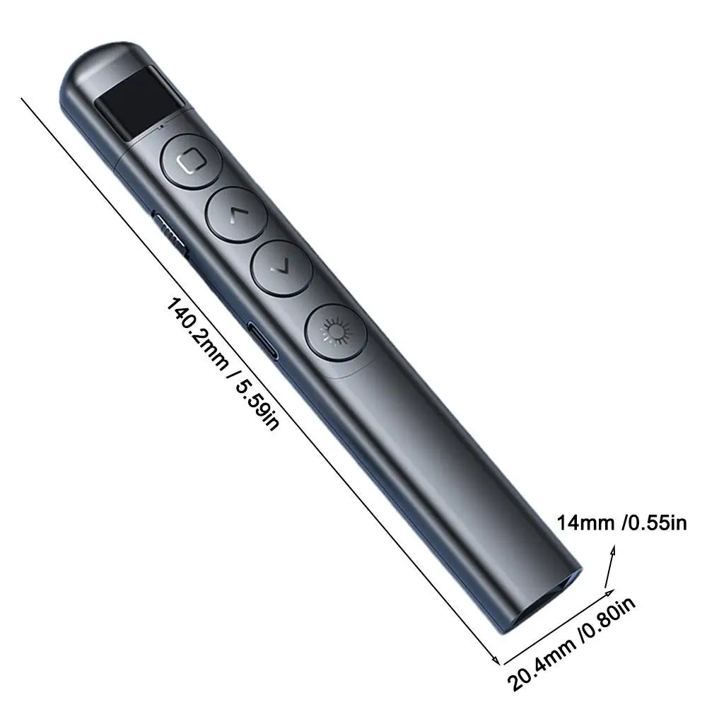 Plugwell™ Wireless Presentation Clicker & USB Laser Pointer PPT Presenter Pen