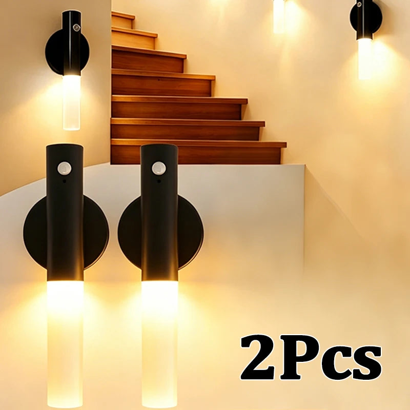 Plugwell™ Portable Rechargeable Motion Sensor Wall Light for Hallways & Stairs