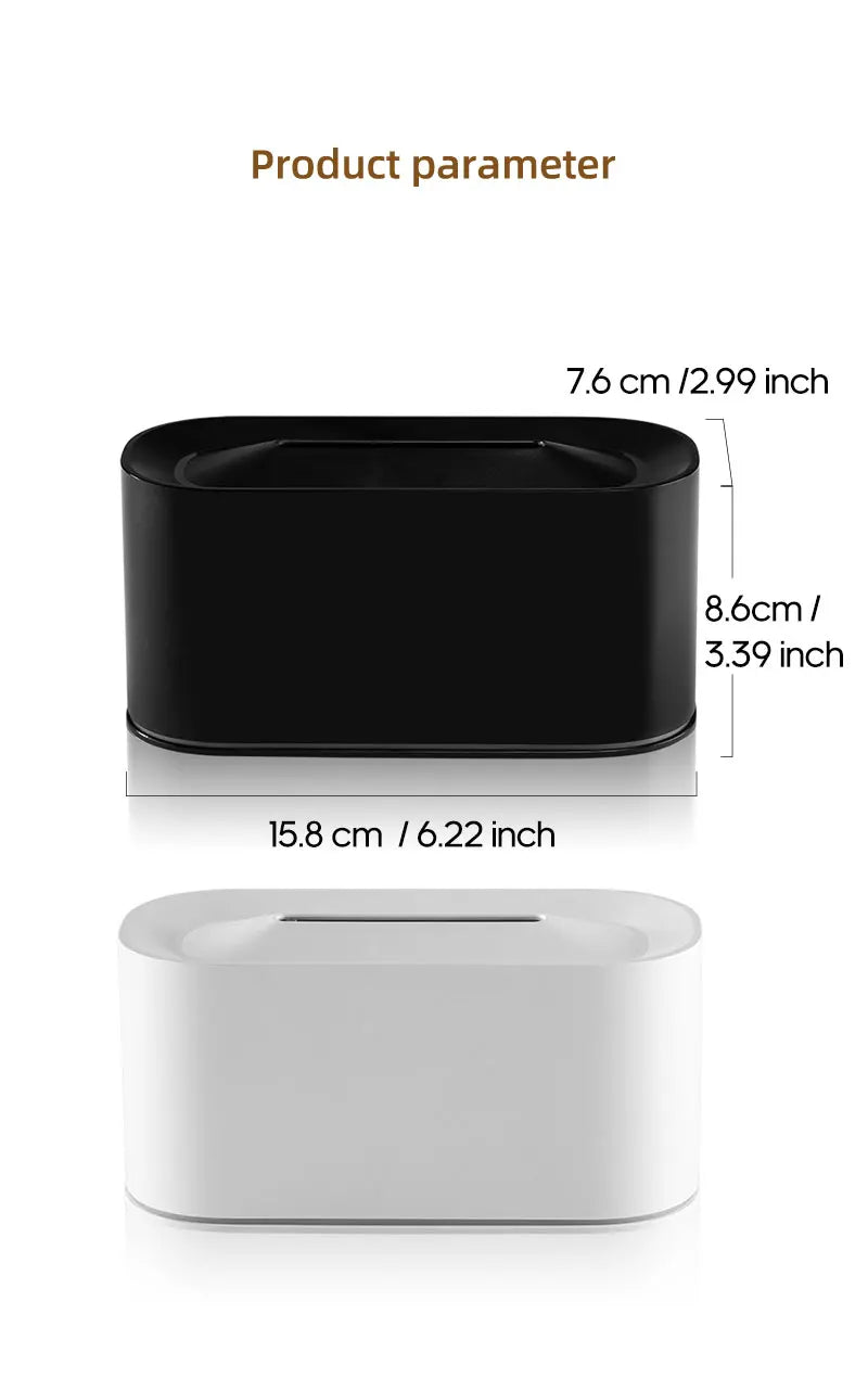 Plugwell™ Mini Flame Aroma Diffuser & RGB Air Humidifier | Essential Oil Desktop Sprayer