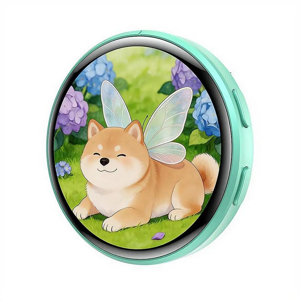 Plugwell™ Anime Digital E-Badge & Interactive Touchscreen Pin | Custom GIF & Video Wearable Display