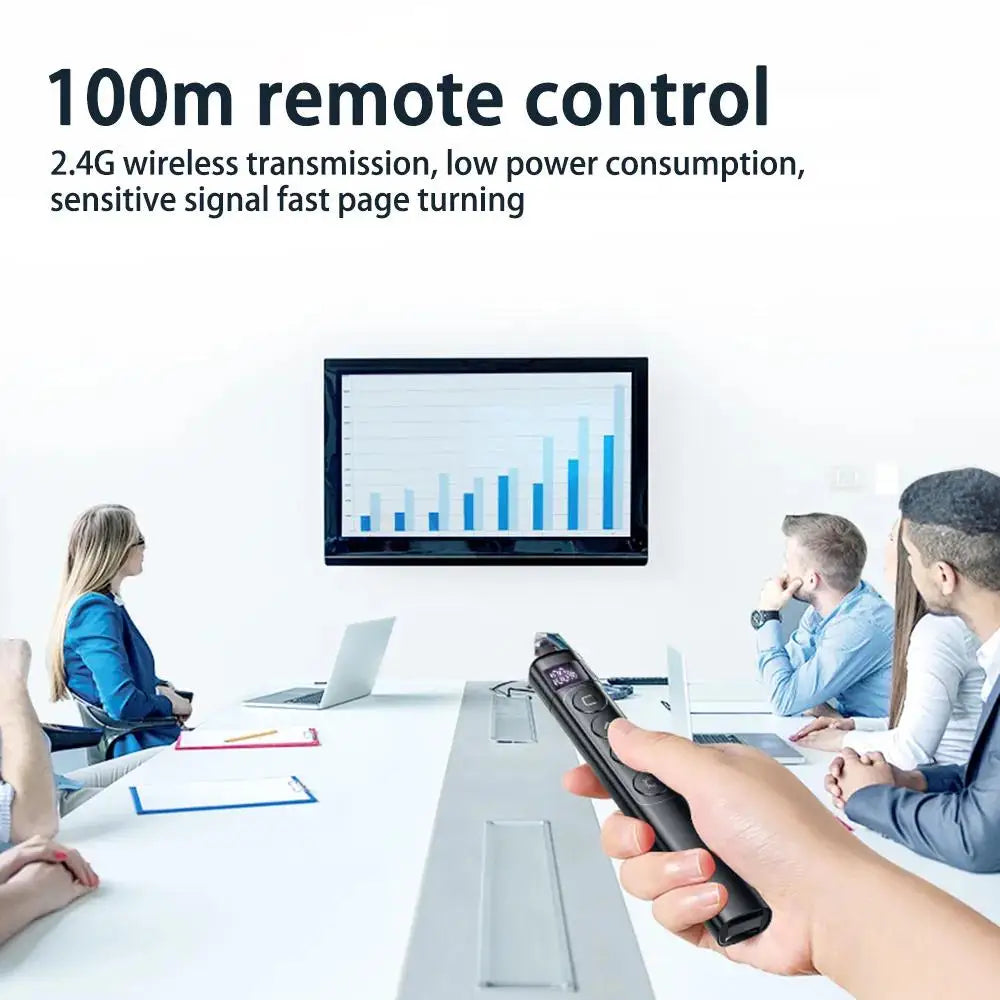 Plugwell™ Wireless Presentation Clicker & USB Laser Pointer PPT Presenter Pen