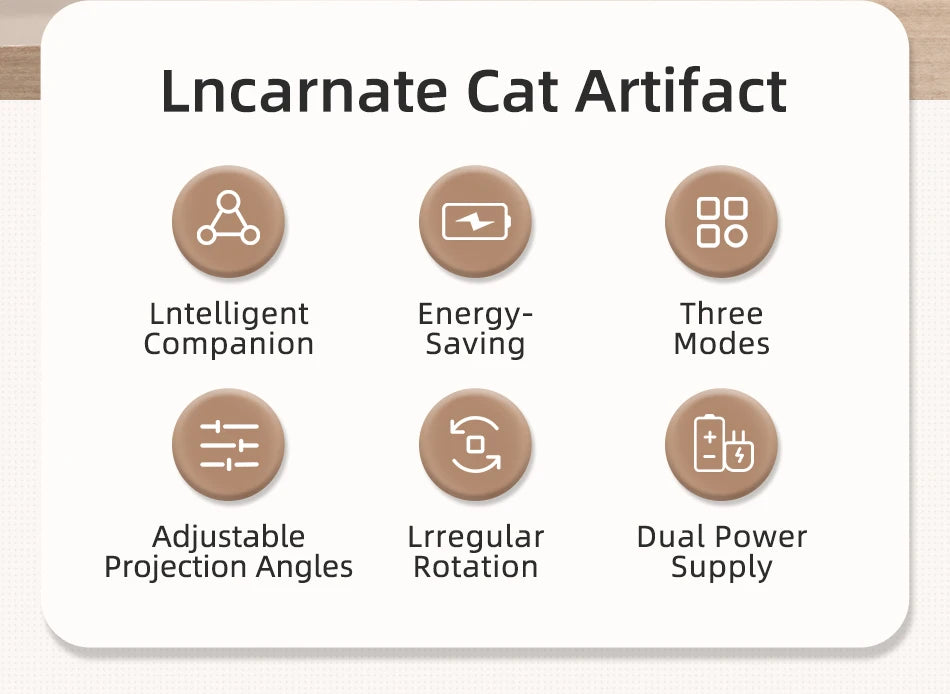 Plugwell™ Smart Automatic Laser Cat Toy & Interactive Pet Teaser