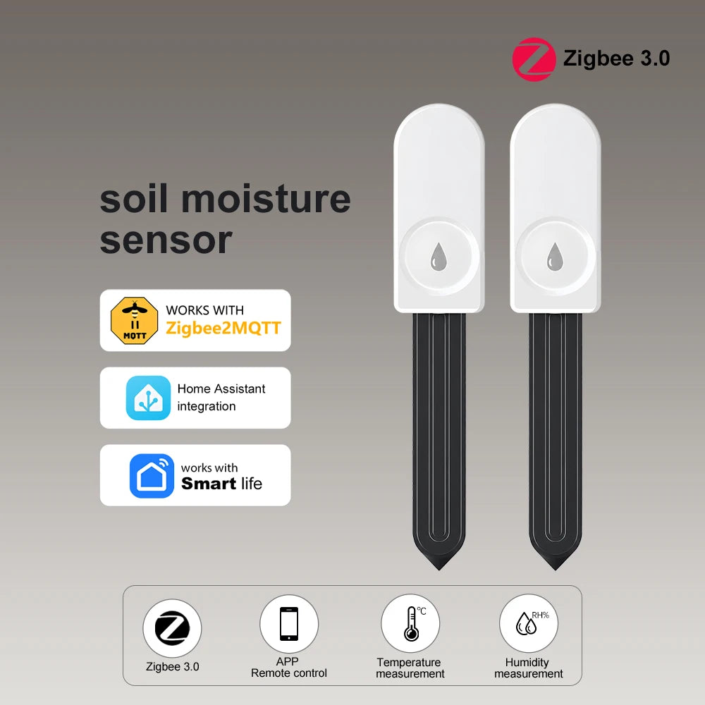 Plugwell™ Kabelloser Bodenfeuchte- und Temperatursensor für intelligente Bewässerung