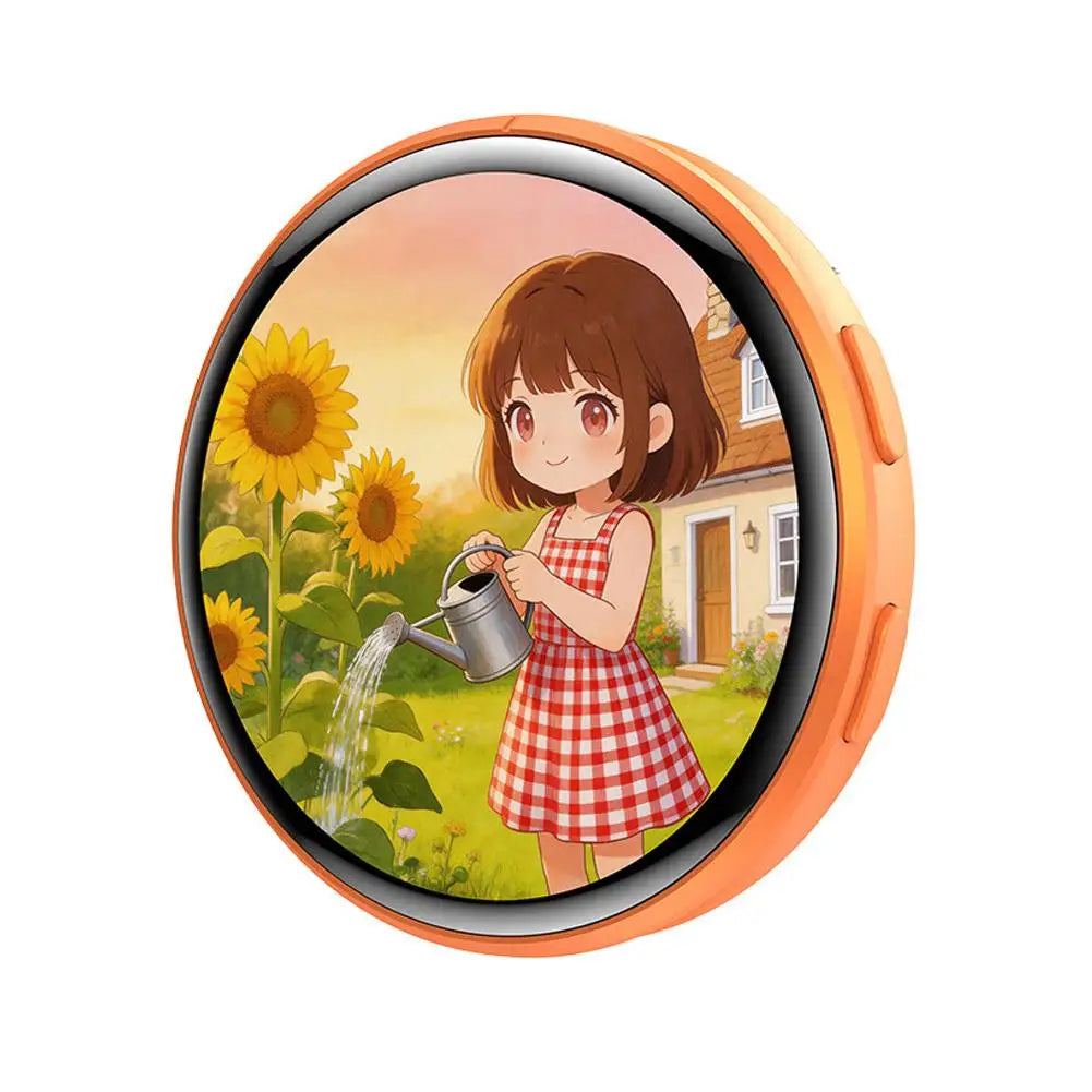 Plugwell™ Anime Digital E-Badge & Interactive Touchscreen Pin | Custom GIF & Video Wearable Display
