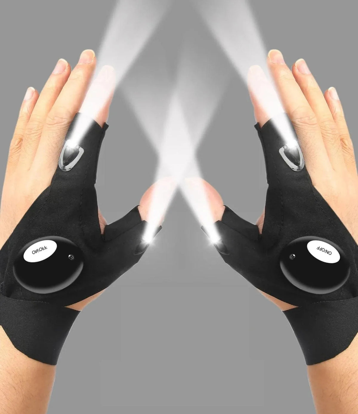 Plugwell™ Freihändige LED-Taschenlampen-Handschuhe – Wasserdichte Ausrüstung für nächtliche Arbeiten und Outdoor-Aktivitäten