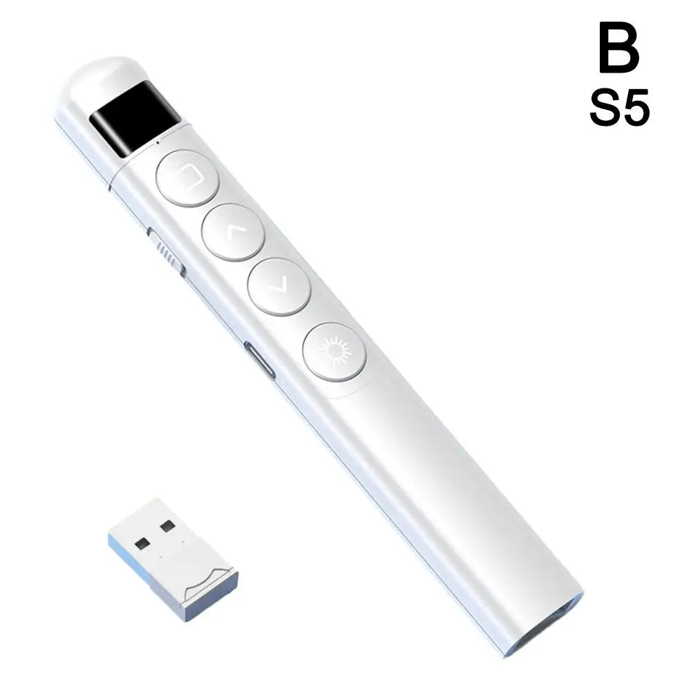 Plugwell™ Wireless Presentation Clicker & USB Laser Pointer PPT Presenter Pen