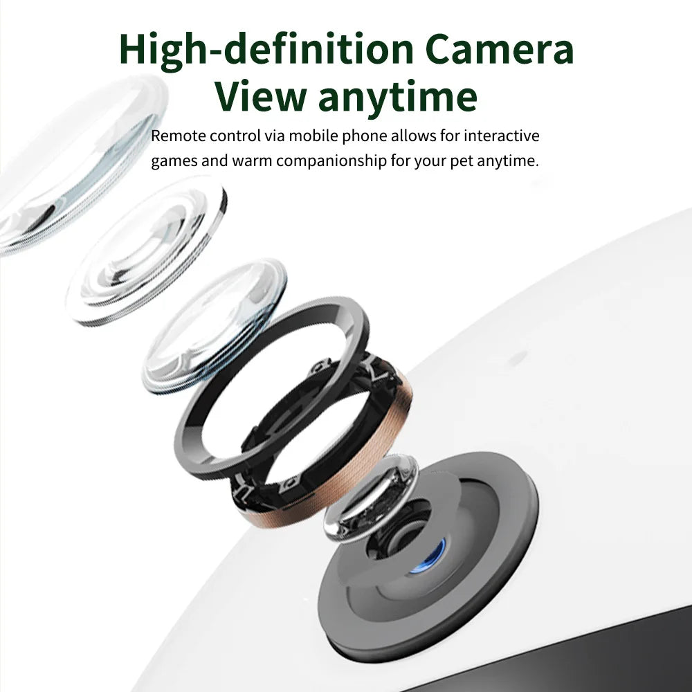 Baby WIFI 2MP Camera Robot for Dog Cat Baby 1080P Wifi 2.4G 360° Home Pet Camera Startlight Night Vision CCTV Pet Camera