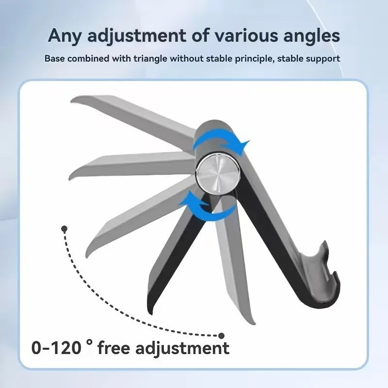 Plugwell™ Adjustable & Foldable Desktop Phone Stand