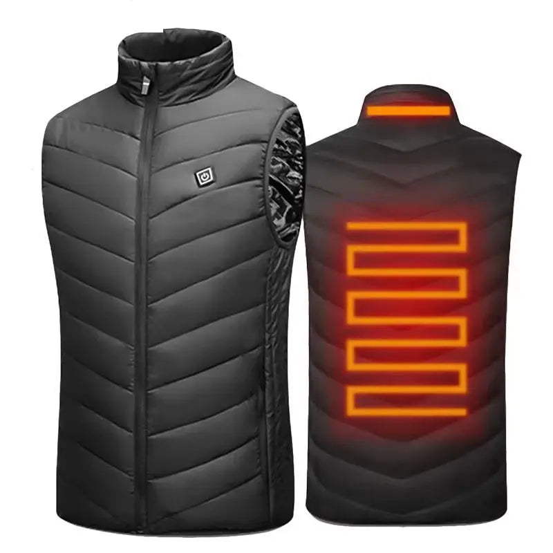 Plugwell™ 21-Zone Heated Vest | USB Graphene Electric Heating Jacket for Men & Women