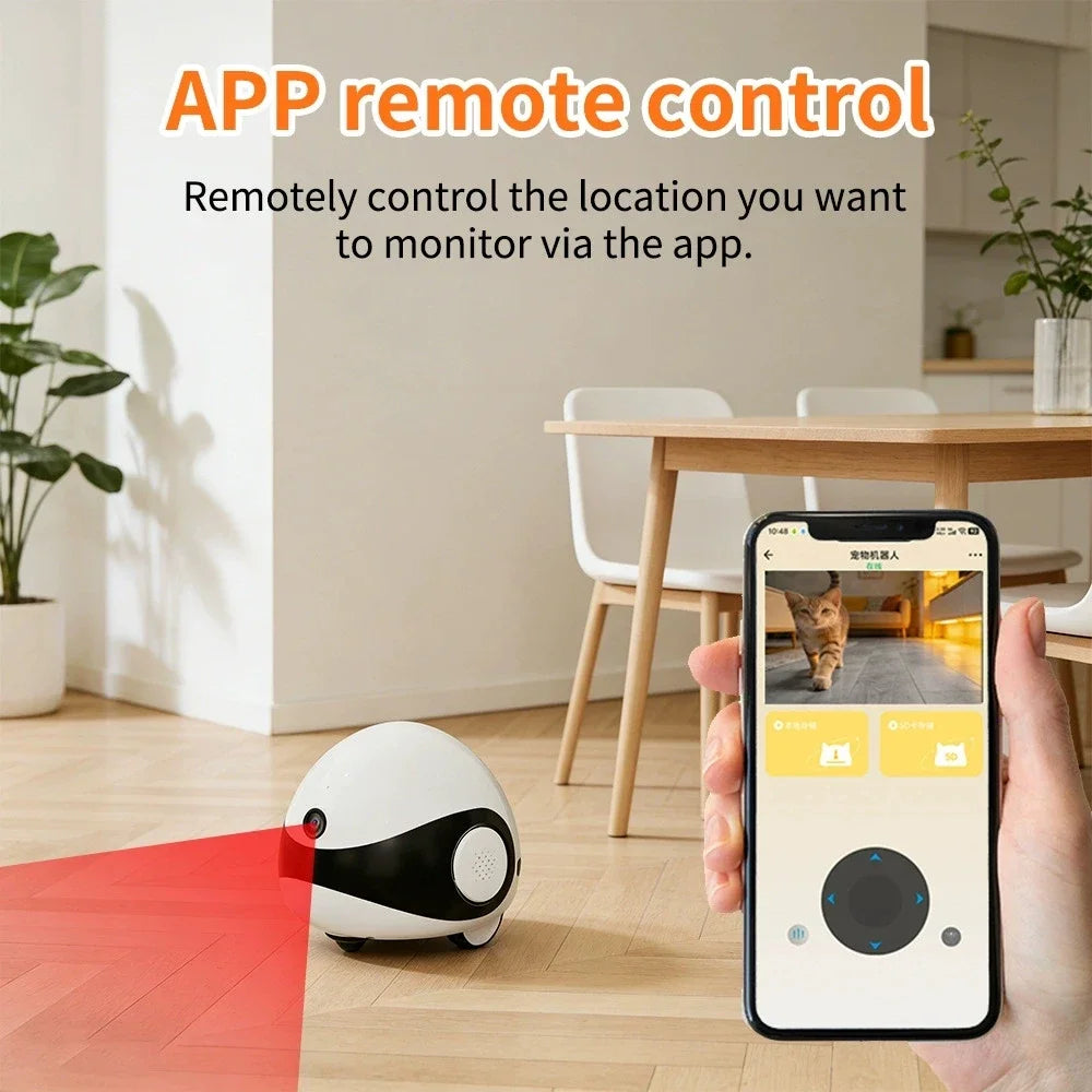 Baby WIFI 2MP Camera Robot for Dog Cat Baby 1080P Wifi 2.4G 360° Home Pet Camera Startlight Night Vision CCTV Pet Camera