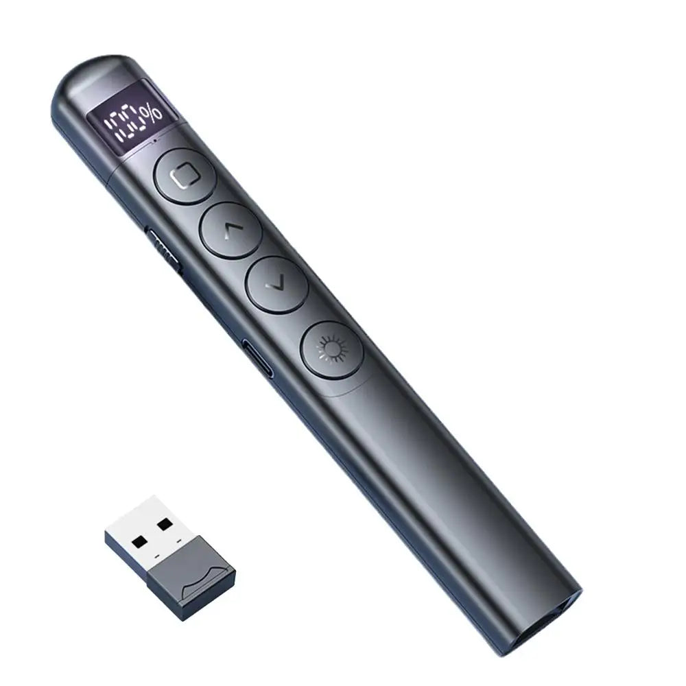 Plugwell™ Wireless Presentation Clicker & USB Laser Pointer PPT Presenter Pen