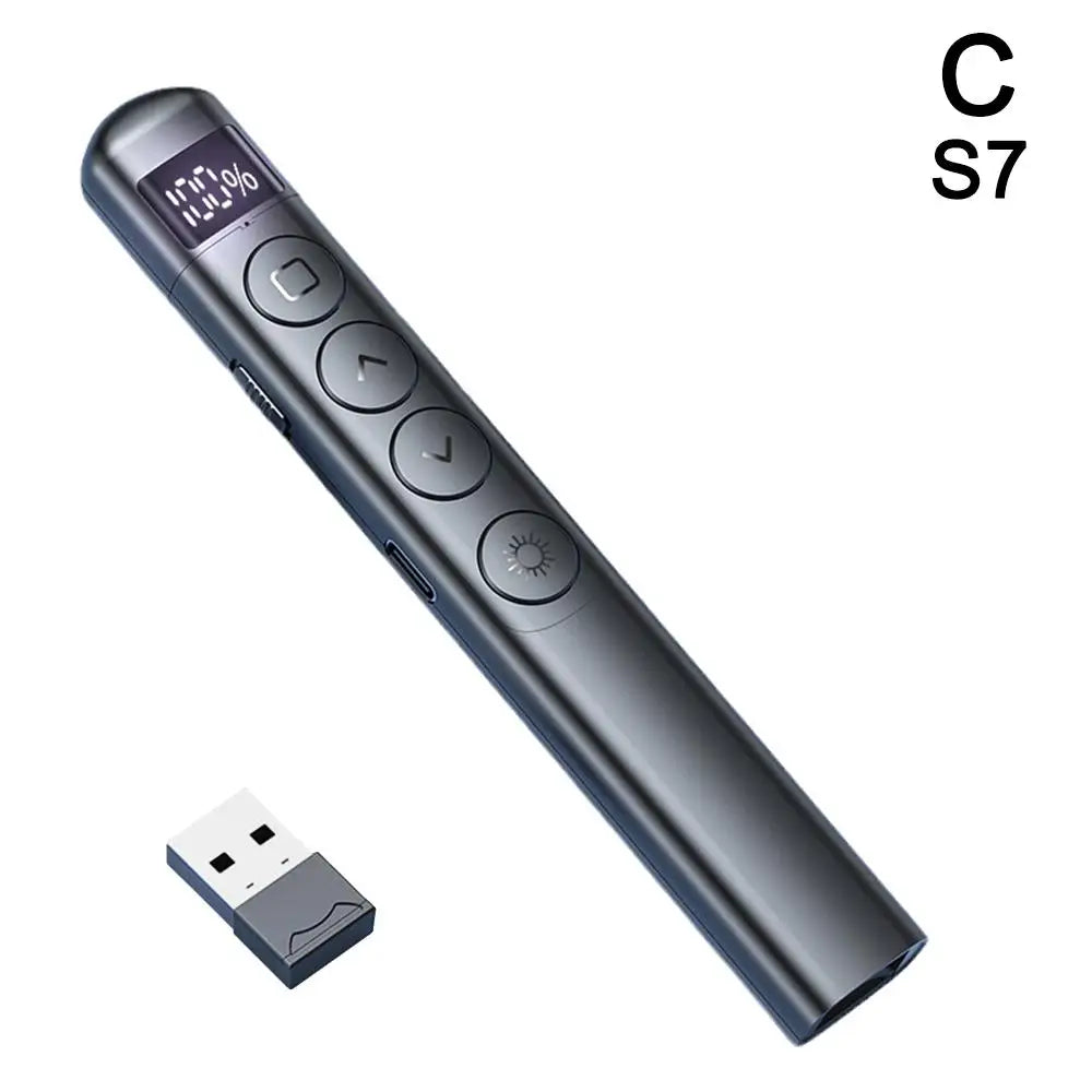 Plugwell™ Wireless Presentation Clicker & USB Laser Pointer PPT Presenter Pen