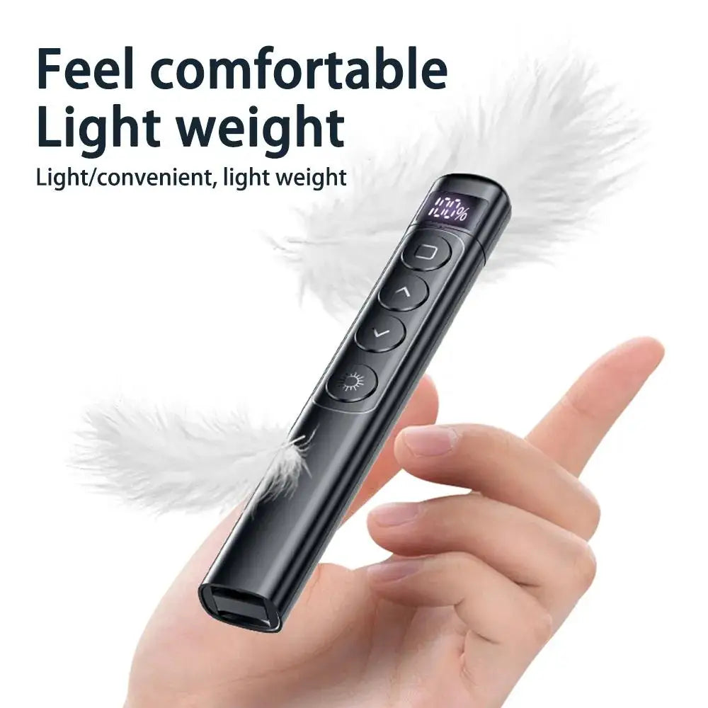 Plugwell™ Wireless Presentation Clicker & USB Laser Pointer PPT Presenter Pen
