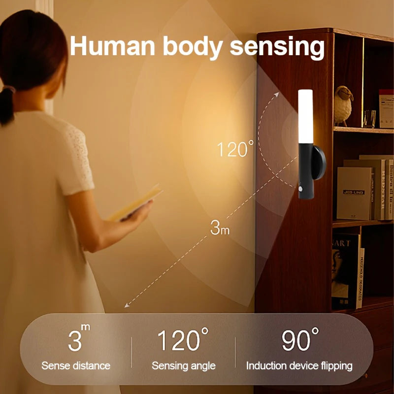 Plugwell™ Portable Rechargeable Motion Sensor Wall Light for Hallways & Stairs