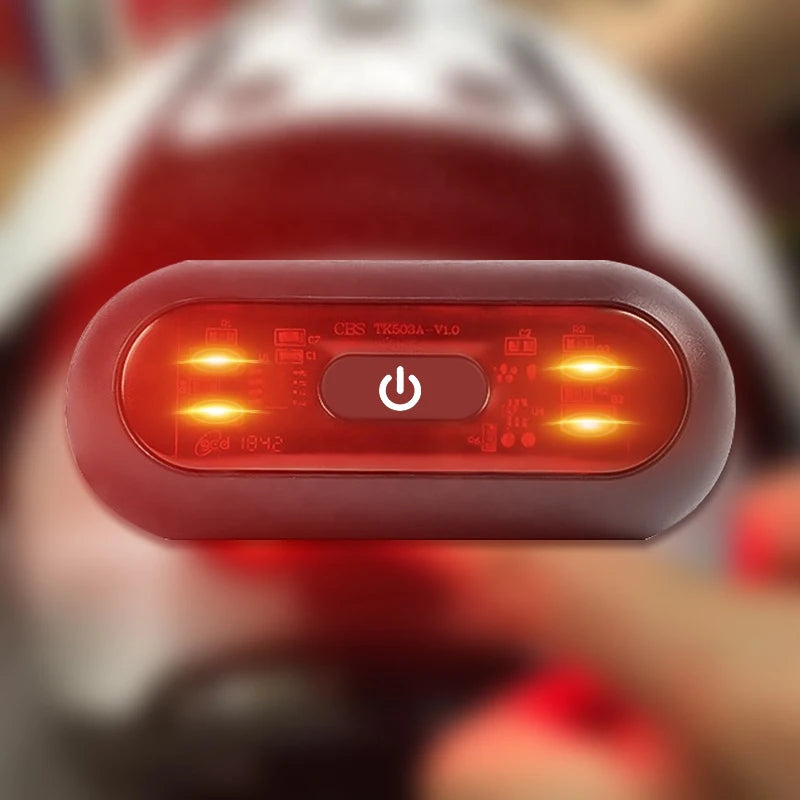 Plugwell™ USB Rechargeable Motorcycle & Bicycle Helmet Taillight | Safety Warning Lamp