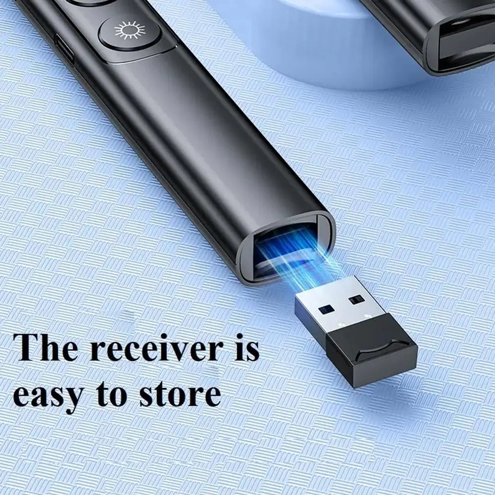 Plugwell™ Wireless Presentation Clicker & USB Laser Pointer PPT Presenter Pen