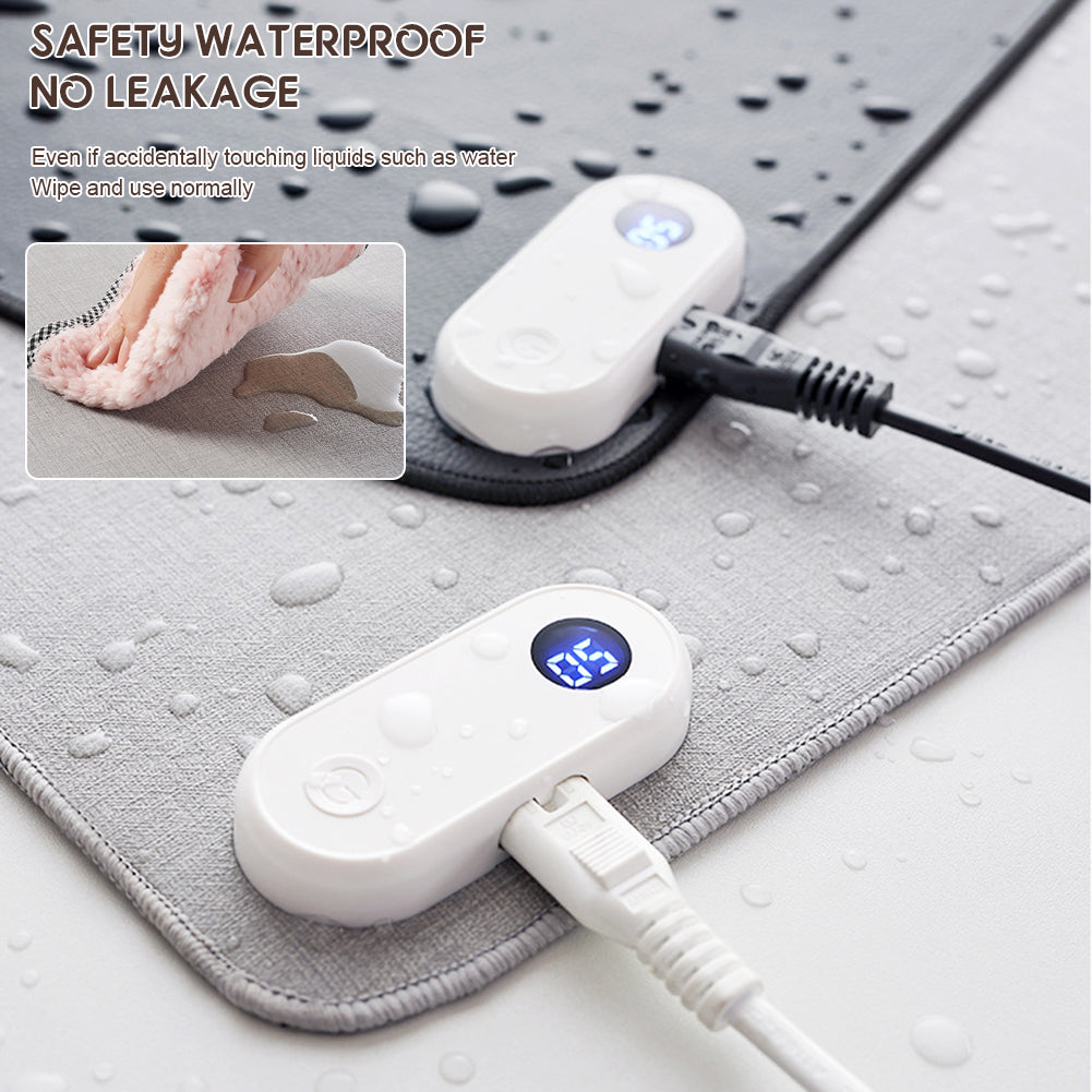 80*33cm Mouse Heating Table Pads 3-Temperature Control Winter Office Hand Warmer Large Game Mousepad Student Writing Warm Hand