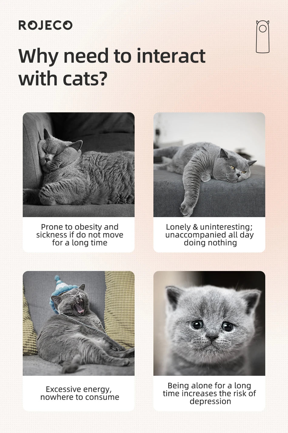Plugwell™ Smart Automatic Laser Cat Toy & Interactive Pet Teaser