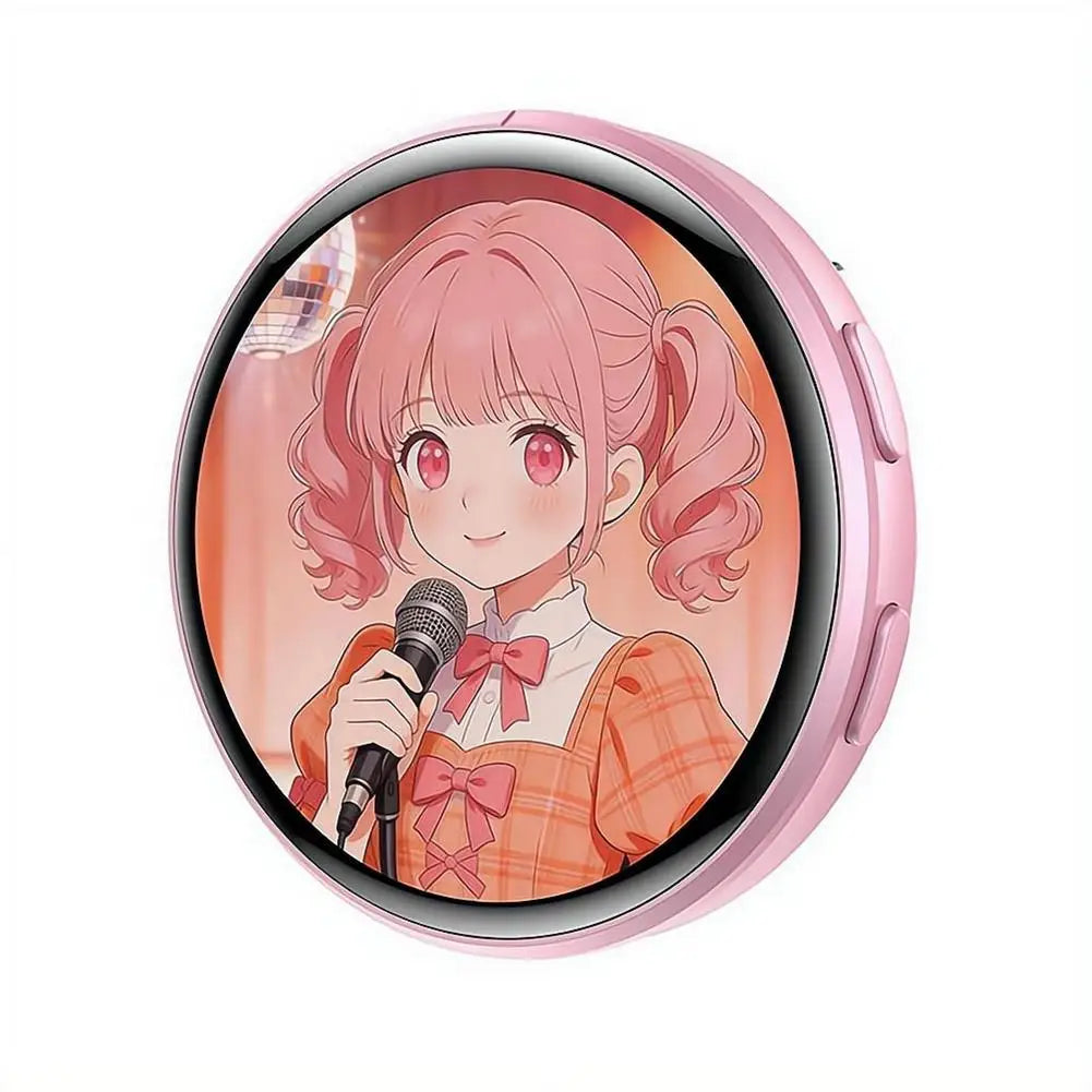 Plugwell™ Anime Digital E-Badge & Interactive Touchscreen Pin | Custom GIF & Video Wearable Display