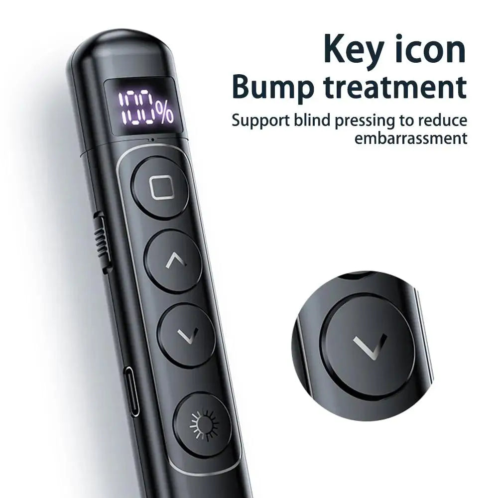 Plugwell™ Wireless Presentation Clicker & USB Laser Pointer PPT Presenter Pen
