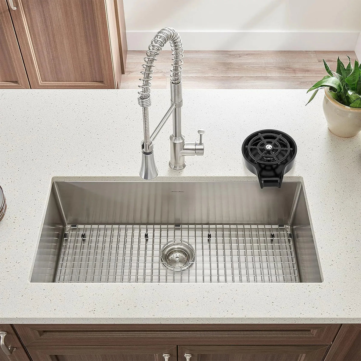 Automatischer Glasbecher-Spüler aus ABS mit hohem Druck für Küchenspüle und Wasserhahn, Glasreiniger für Bier-, Kaffee- und Milchteebecher, Barzubehör