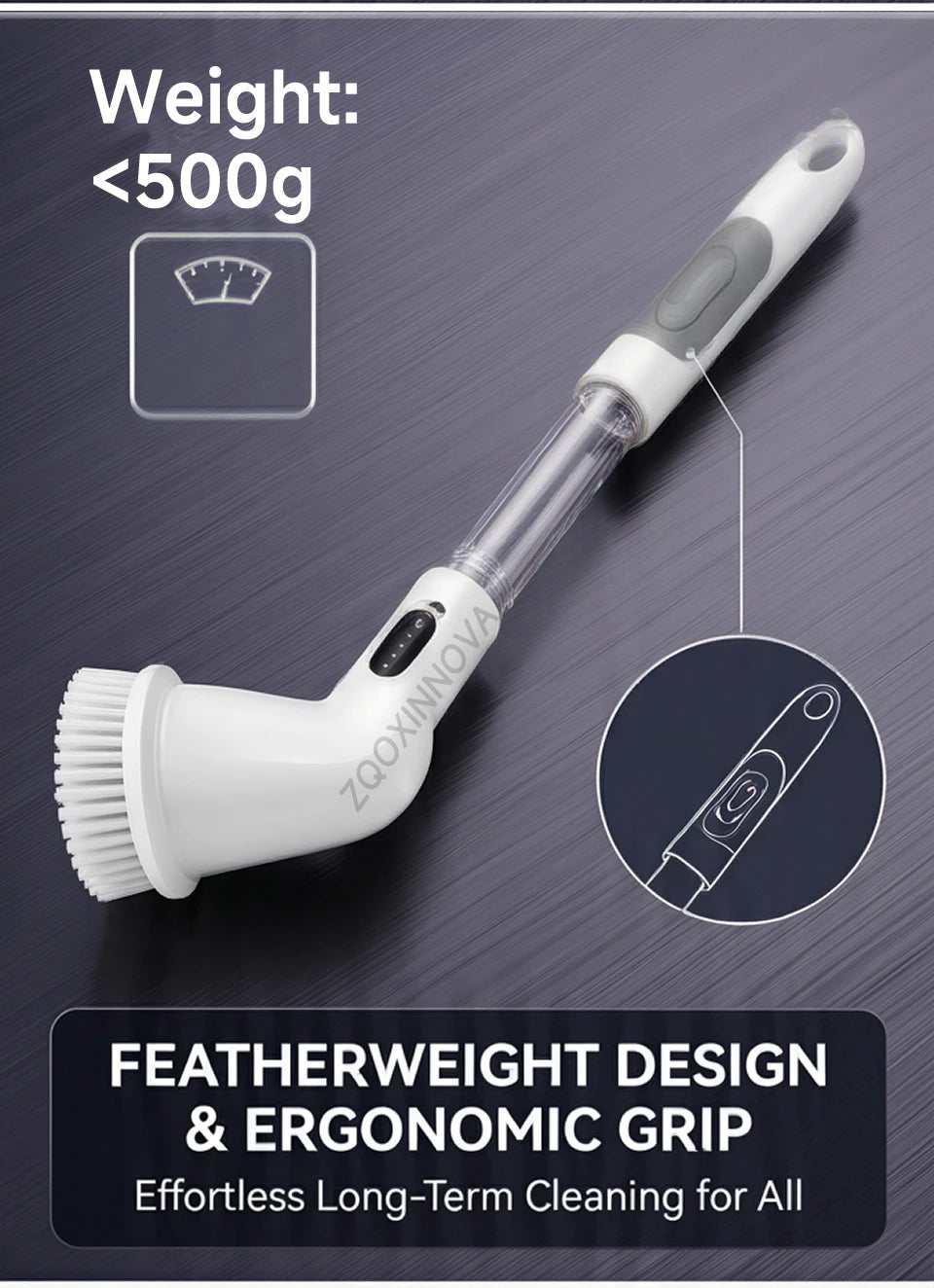 Plugwell™ Kabelloser elektrischer Reinigungsschrubber | Mehrzweck-Reinigungsbürste mit Reinigungsmittelspender