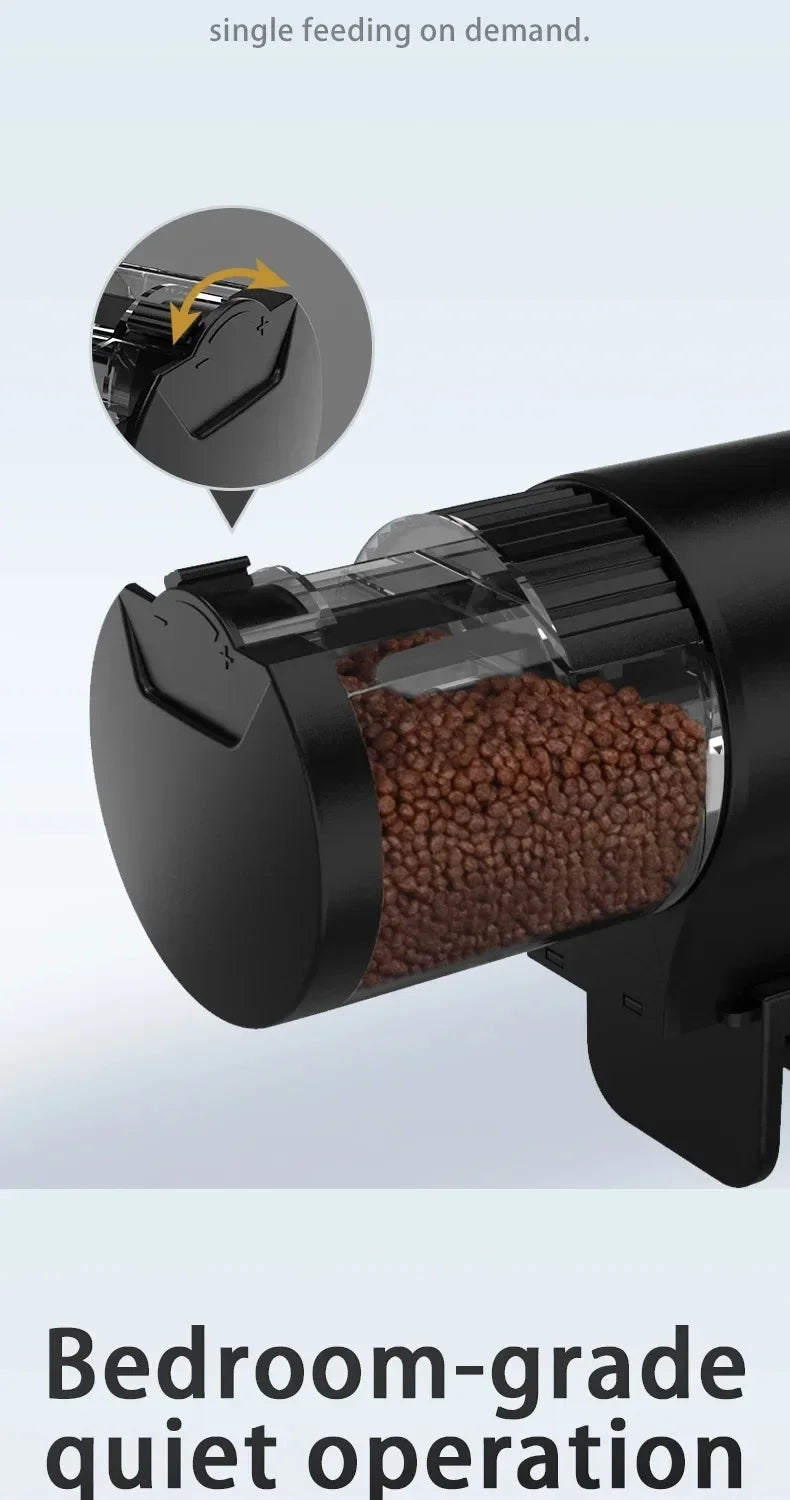 Plugwell™ Automatic Fish Feeder | IP66 Waterproof Timer & Food Dispenser for Fish Tanks & Turtles