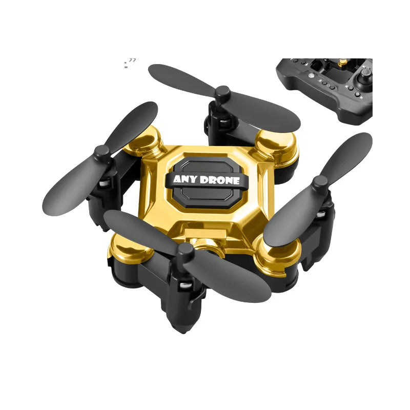 Mini-Klappdrohne, ferngesteuertes Fluggerät, Quadcopter für Luftaufnahmen, Spielzeug, klein, stoßfester Hubschrauber