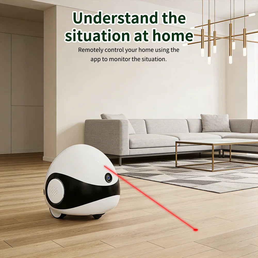 Baby WIFI 2MP Camera Robot for Dog Cat Baby 1080P Wifi 2.4G 360° Home Pet Camera Startlight Night Vision CCTV Pet Camera