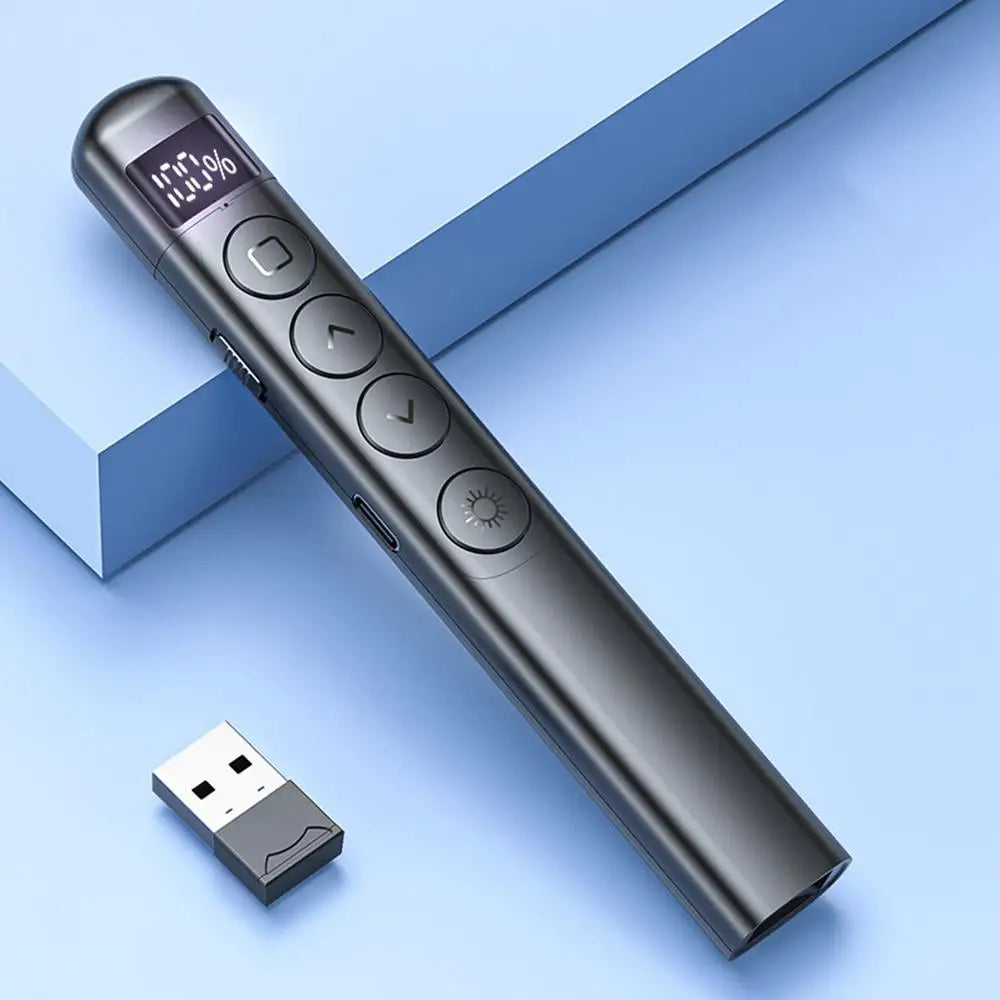 Plugwell™ Wireless Presentation Clicker & USB Laser Pointer PPT Presenter Pen