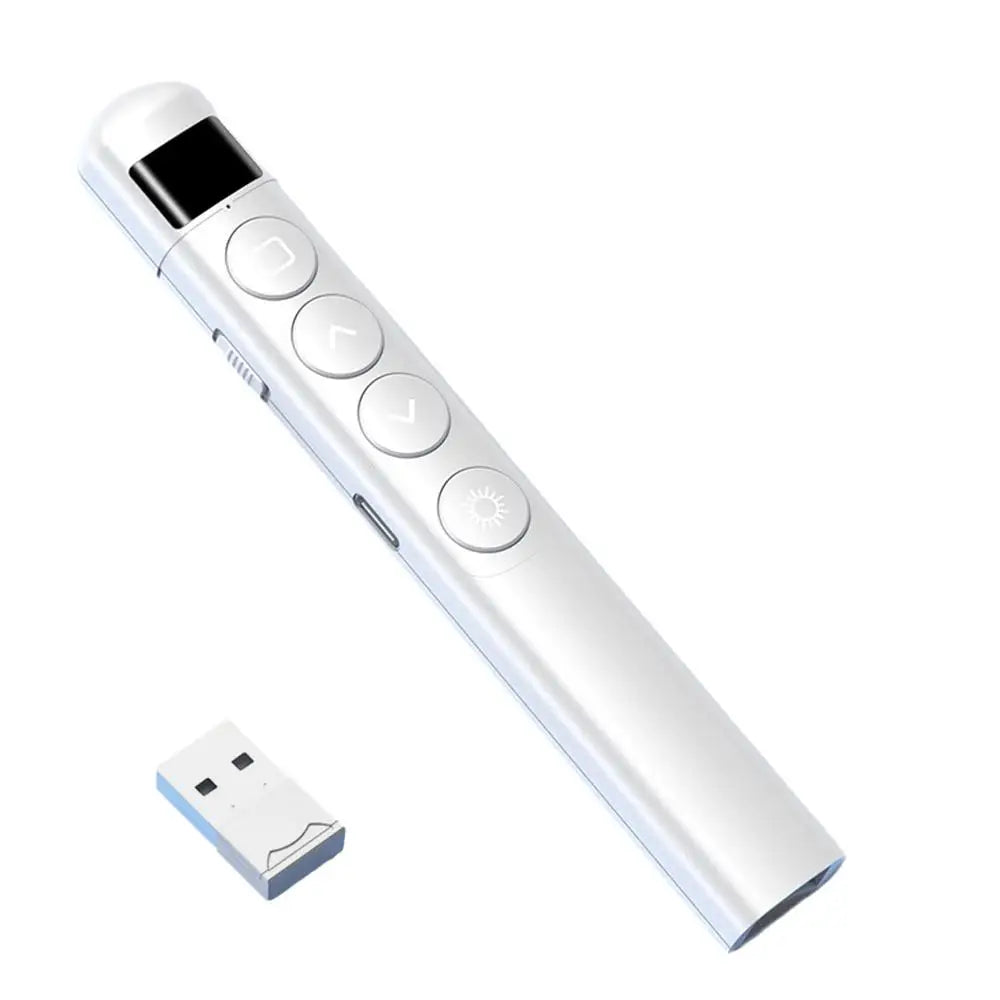 Plugwell™ Wireless Presentation Clicker & USB Laser Pointer PPT Presenter Pen