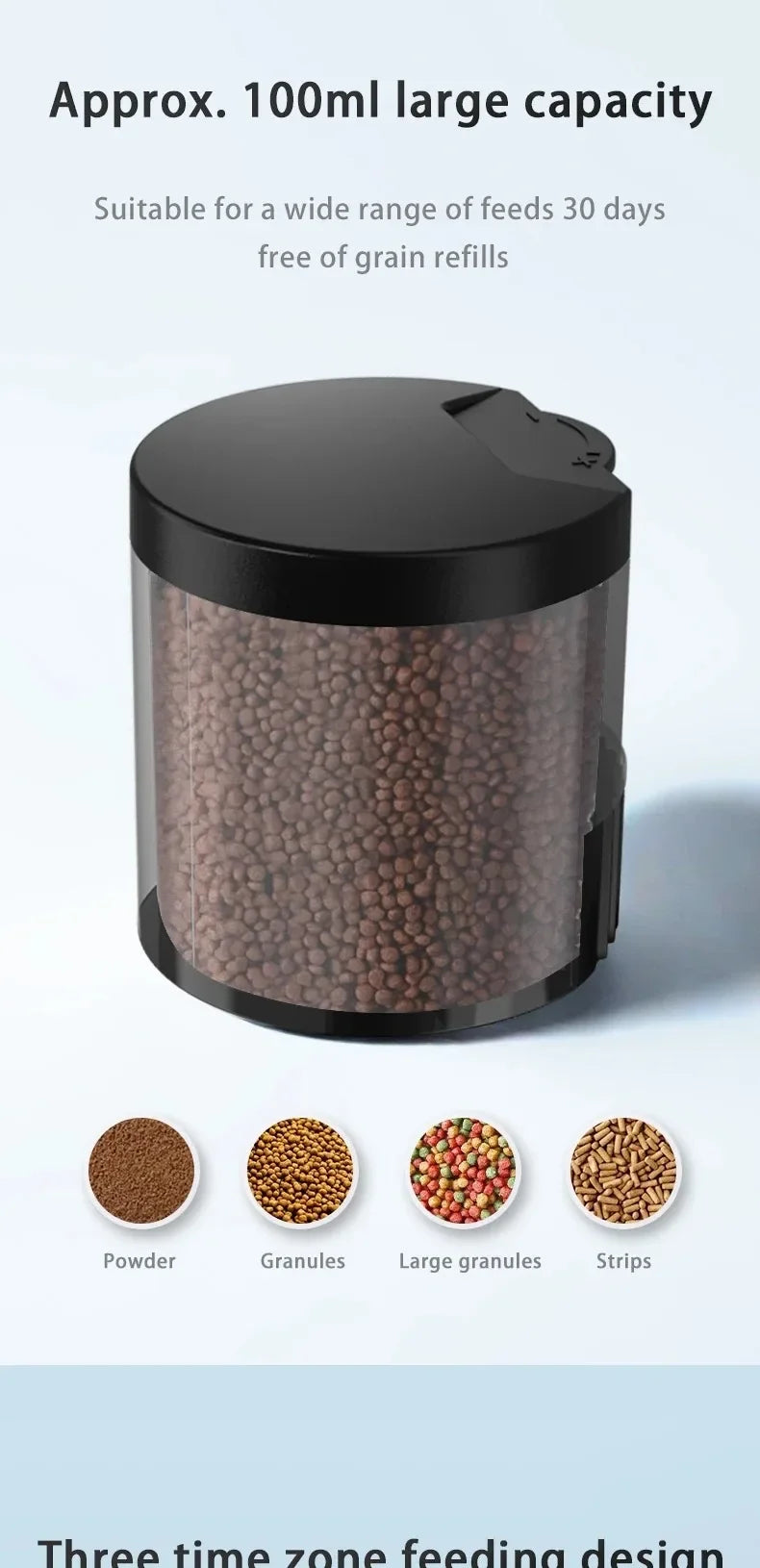 Plugwell™ Automatic Fish Feeder | IP66 Waterproof Timer & Food Dispenser for Fish Tanks & Turtles