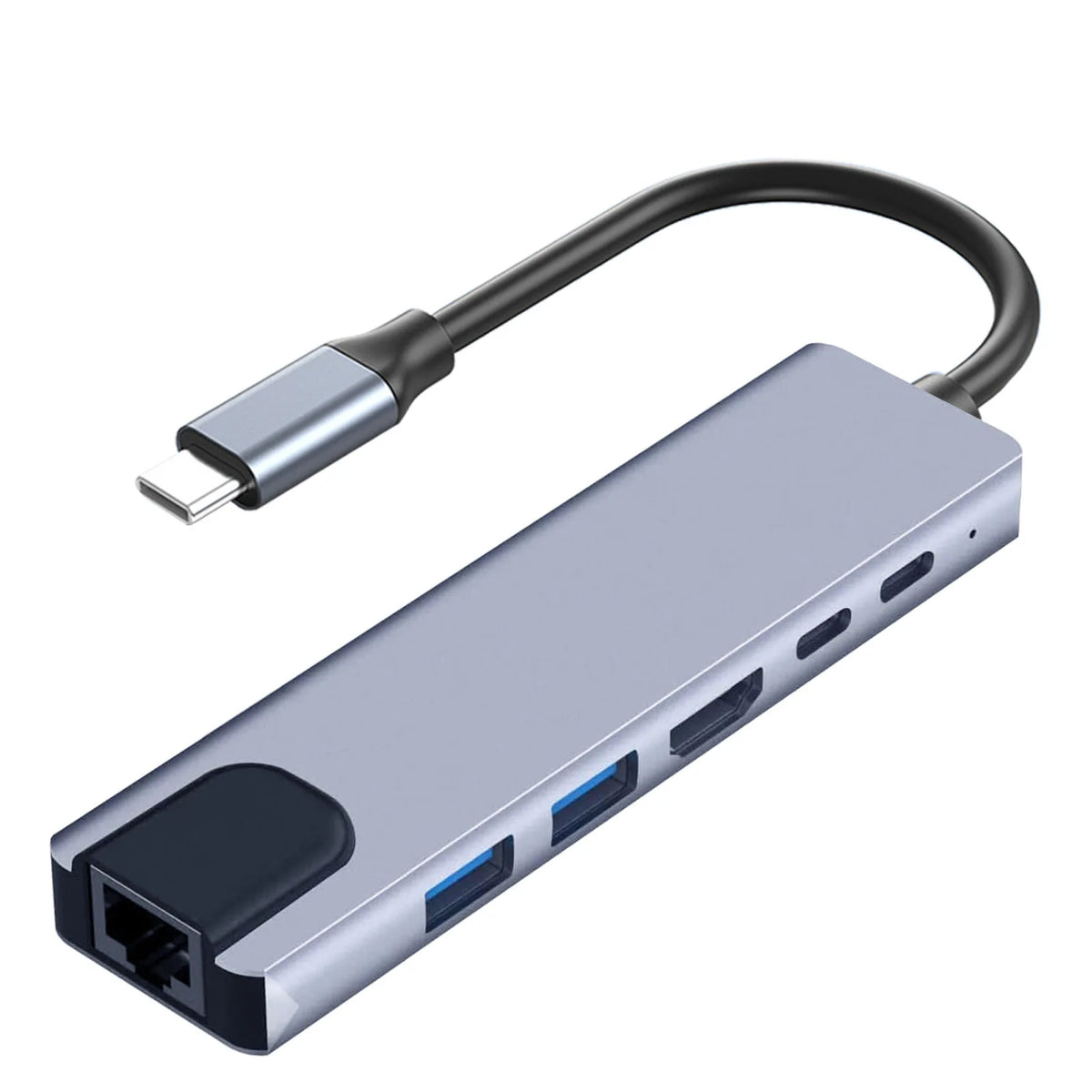 Plugwell™ 8-in-1 Type-C USB Hub & 4K HDMI Adapter