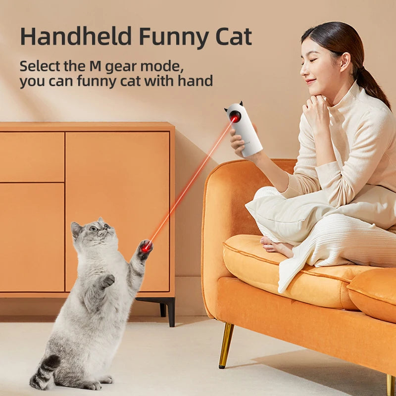 Plugwell™ Smart Automatic Laser Cat Toy & Interactive Pet Teaser