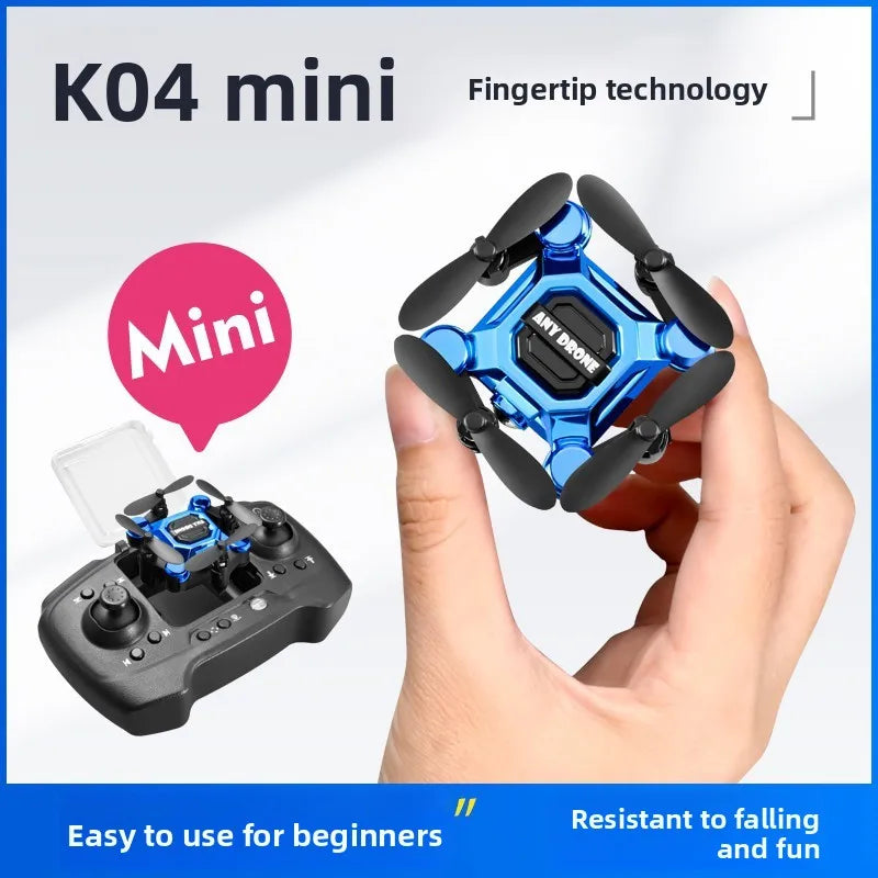 Mini-Klappdrohne, ferngesteuertes Fluggerät, Quadcopter für Luftaufnahmen, Spielzeug, klein, stoßfester Hubschrauber