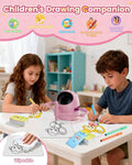 Plugwell 4-in-1 Smart Interactive Drawing & Learning Robot